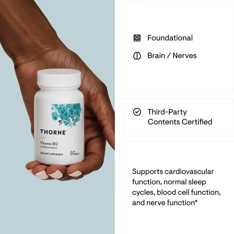 Thorne Methyl-Guard Plus methyl B-complex bottle