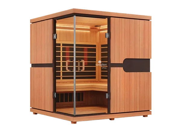 Sunlighten mPulse Discover full-spectrum infrared sauna cabin